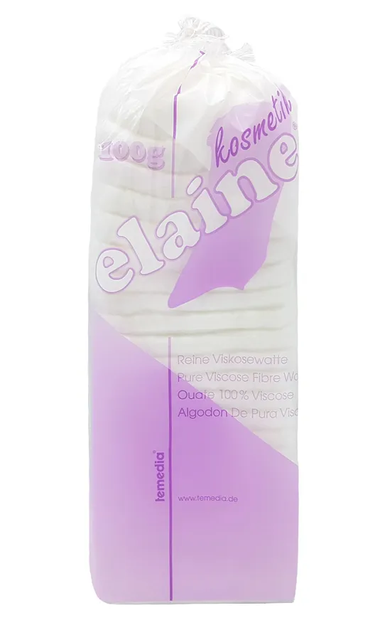 Elaine Kosmetikwatte Viskose zickzack 100g
