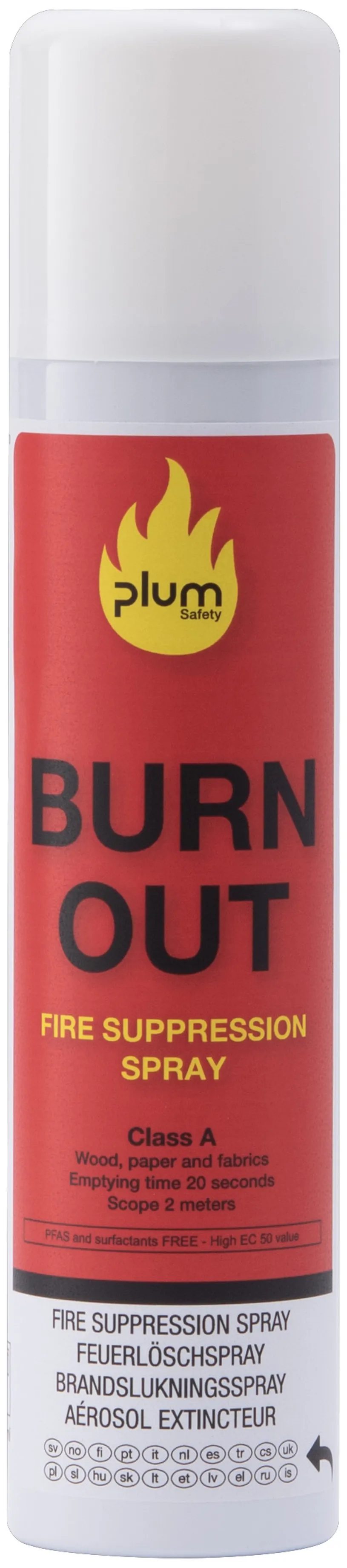 Plum BurnOut Feuerlöschspray 250 ml Flasche