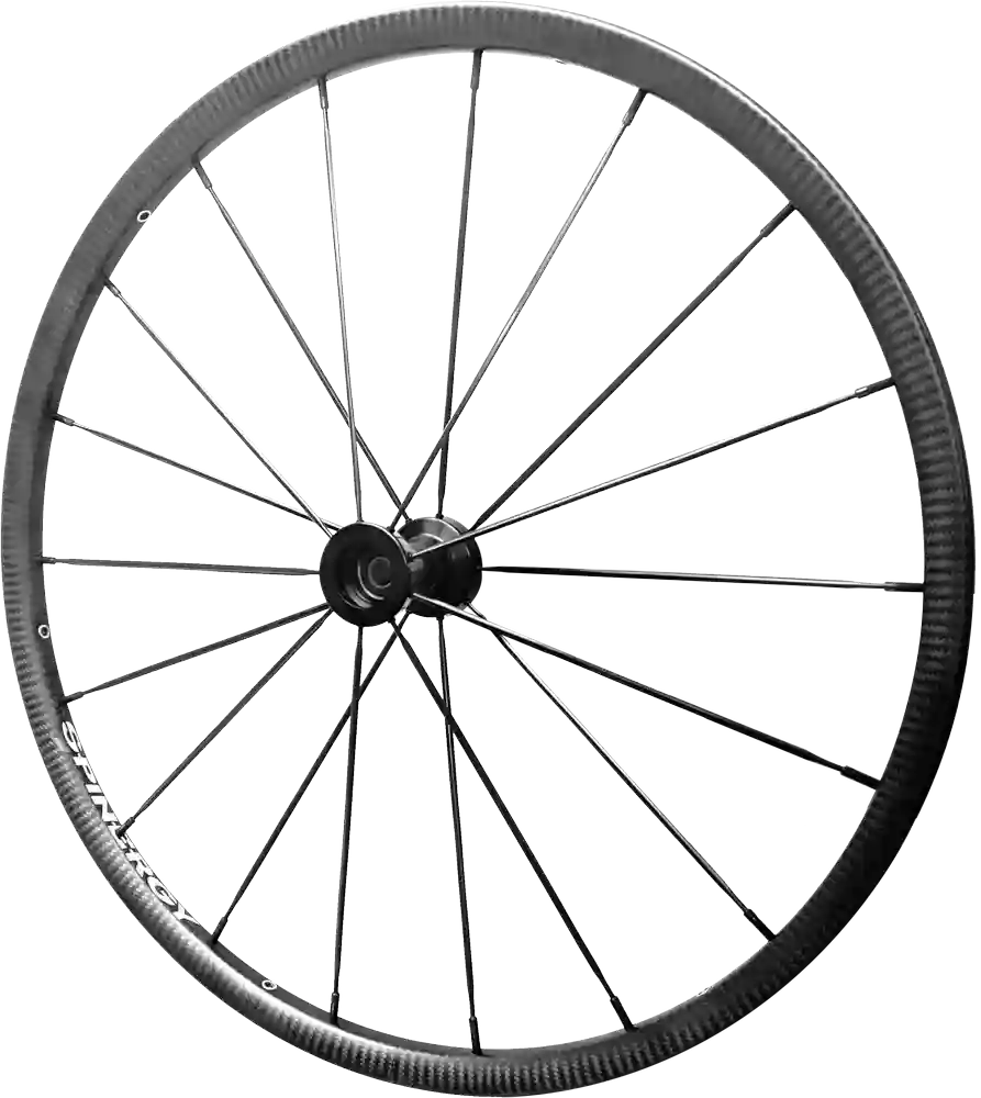 24" Spinergy Extra Lite Carbon Blade CLX, schwarze Nabe, 18