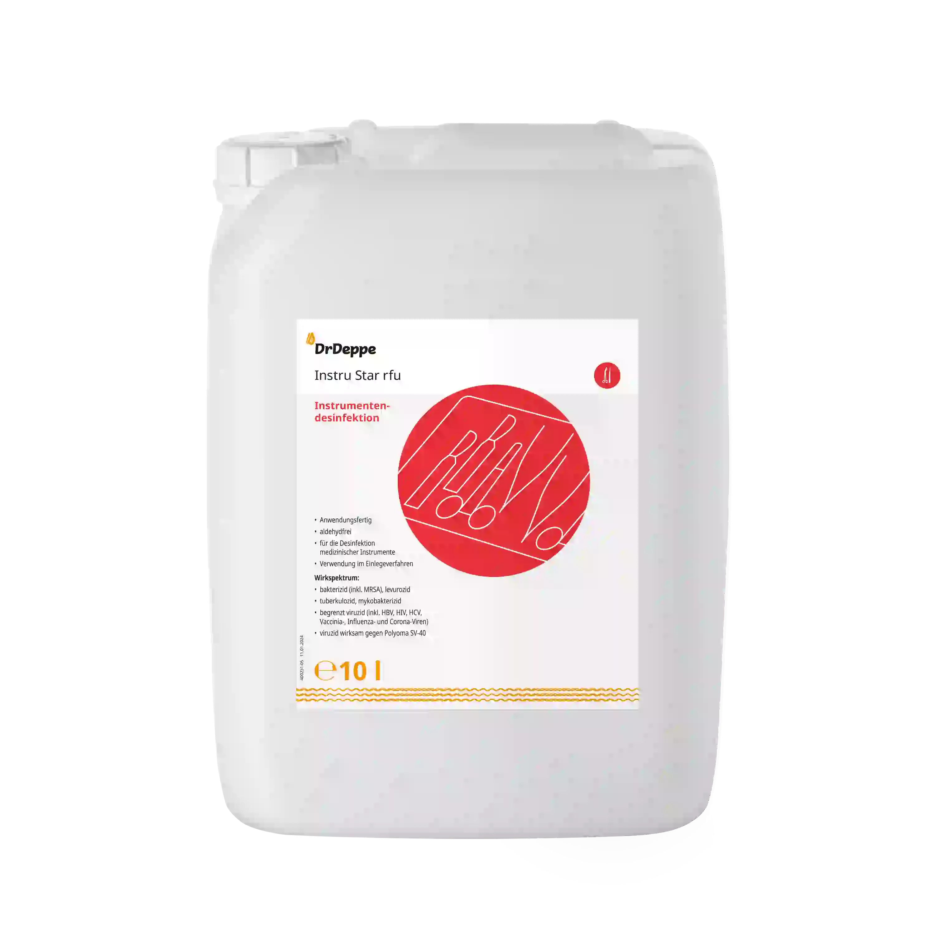 DrDeppe Instru Star rfu Desinfektionsmittel (fertig) 10 L