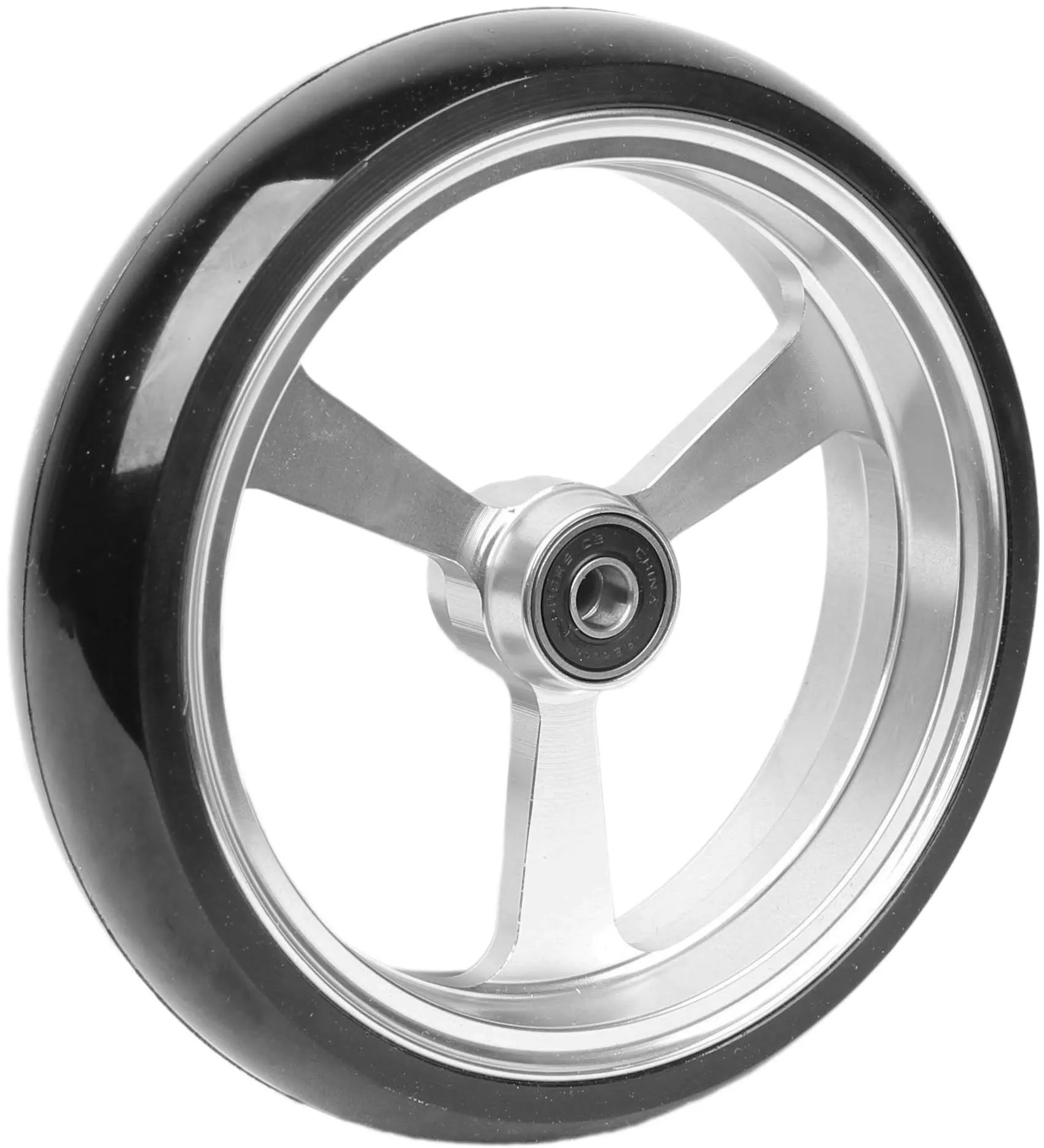 Lenkrolle - Soft Roll - 6x1,4" silber