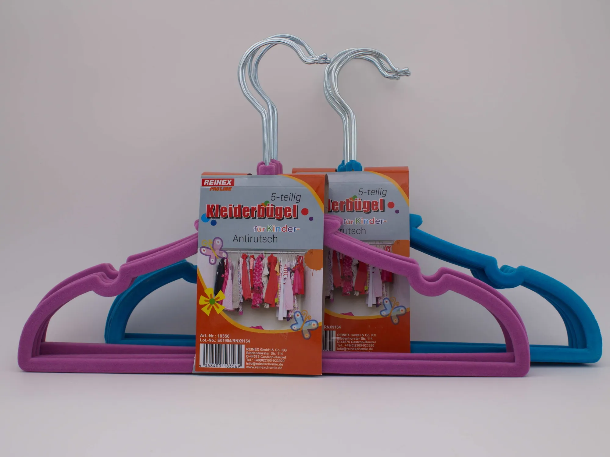 REINEX PROLINE Kinder-Kleiderbügel, anti-rutsch, 5-tlg.