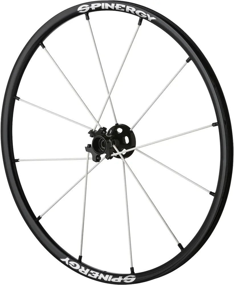 24" Spinergy X-laced Lite Extreme XLX, schwarze Nabe, 12 wei
