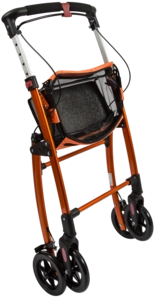 Jaguar SUPREME Indoor Rollator, weiss mit Holzoptik