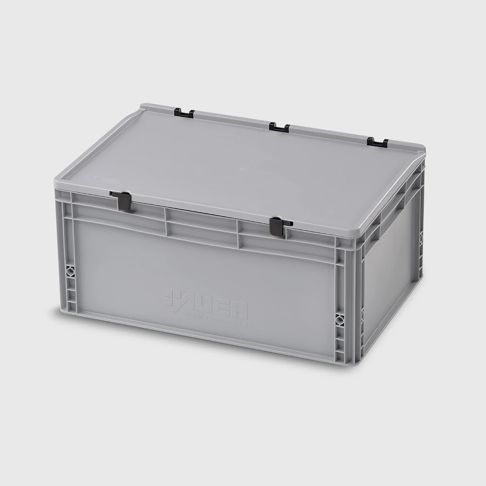 Transportbox mit arretierbarem Deckel Außenmaß 60 x 40 x Transportbox mit arretierbarem Deckel Außenmaß 60 x 40 x
