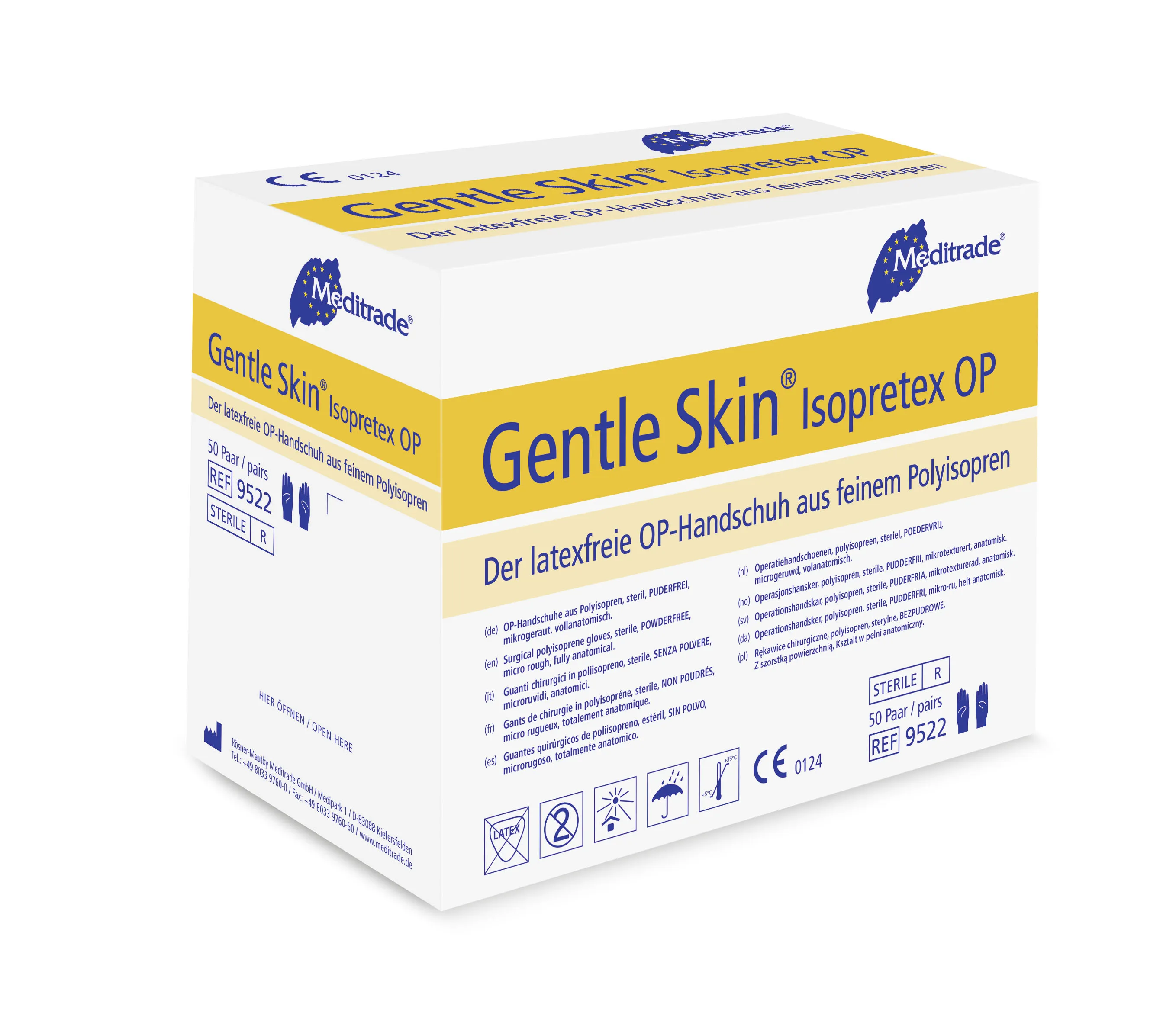 Gentle Skin® Isopretex® OP, Handschuh aus Polyisopren Gr. 5,