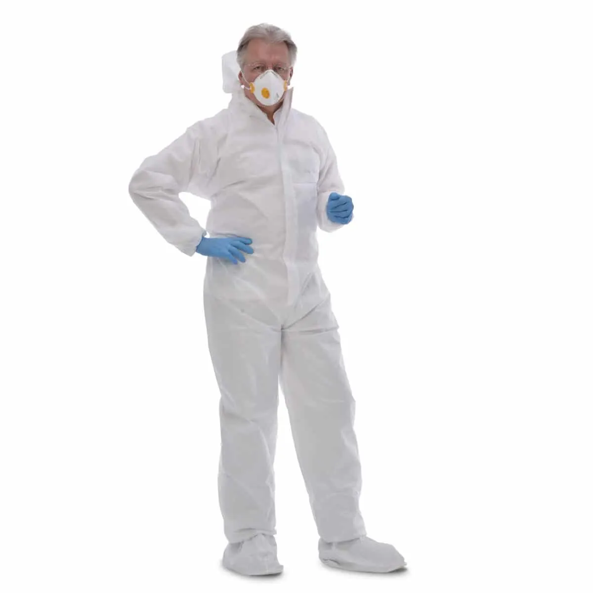 Overall Tritex® Standard, weiß Kat. III, Typ 5+6, Größe XXXL