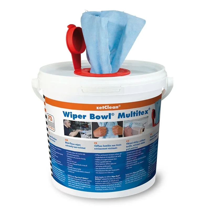 Wiper Bowl® Multitex®, 25 x 25 cm, im Spendereimer
