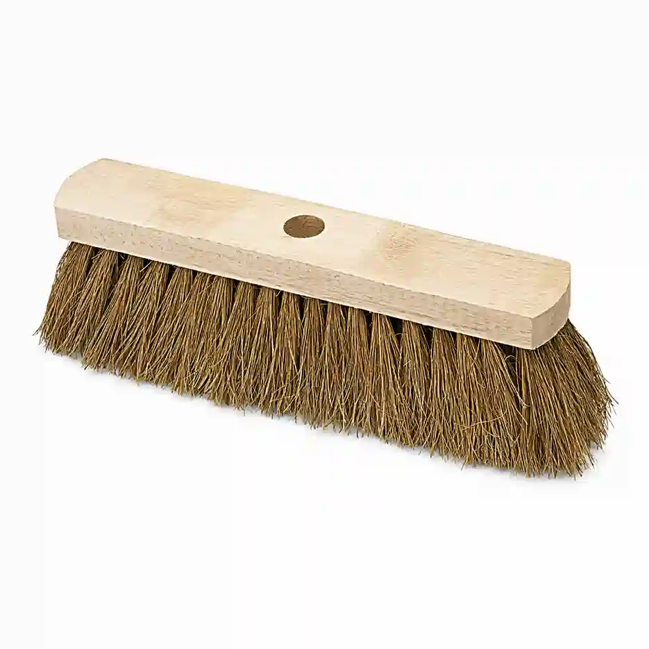 Industriebesen Natur-Kokos mit Stielloch 30 cm