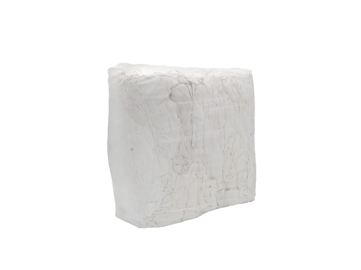 Putzlappen, Kattun weiß