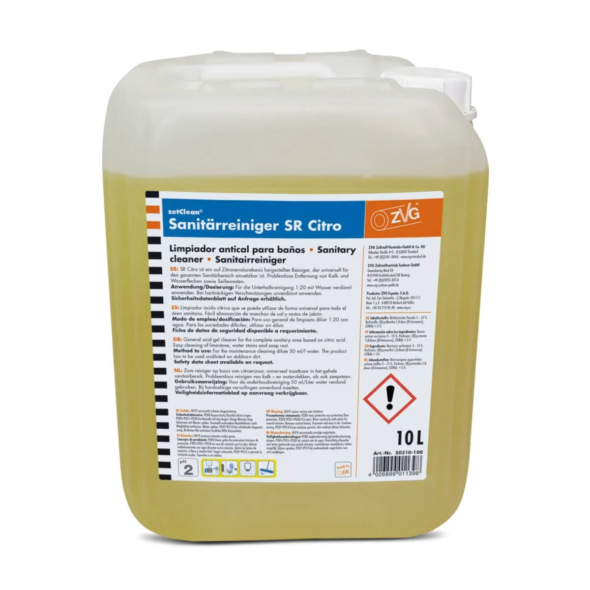 Sanitärreiniger SR Citro 10 l