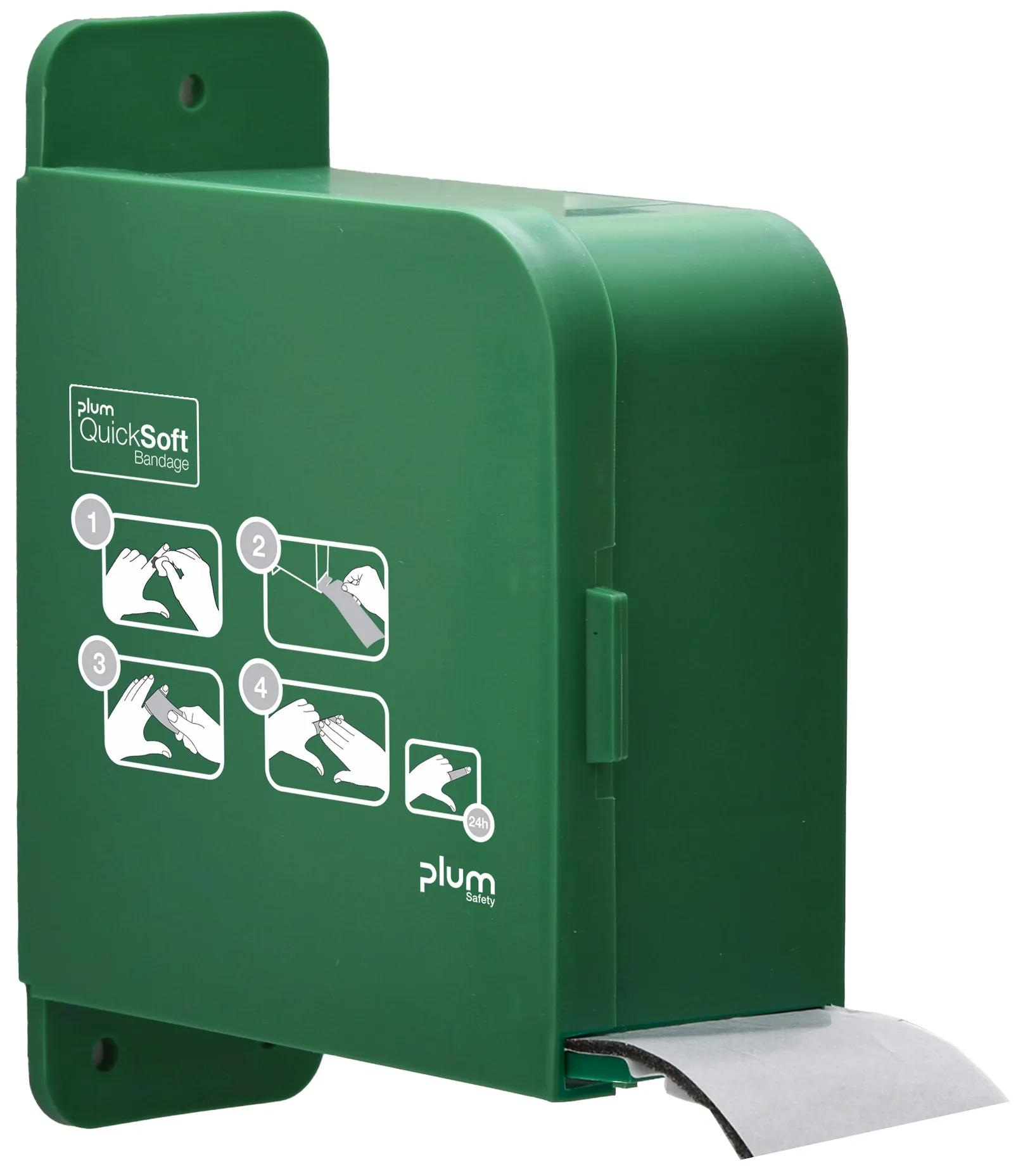 Plum QuickSoft Dispenser + 1 Bandage schwarz 5,5 cm x 5 m