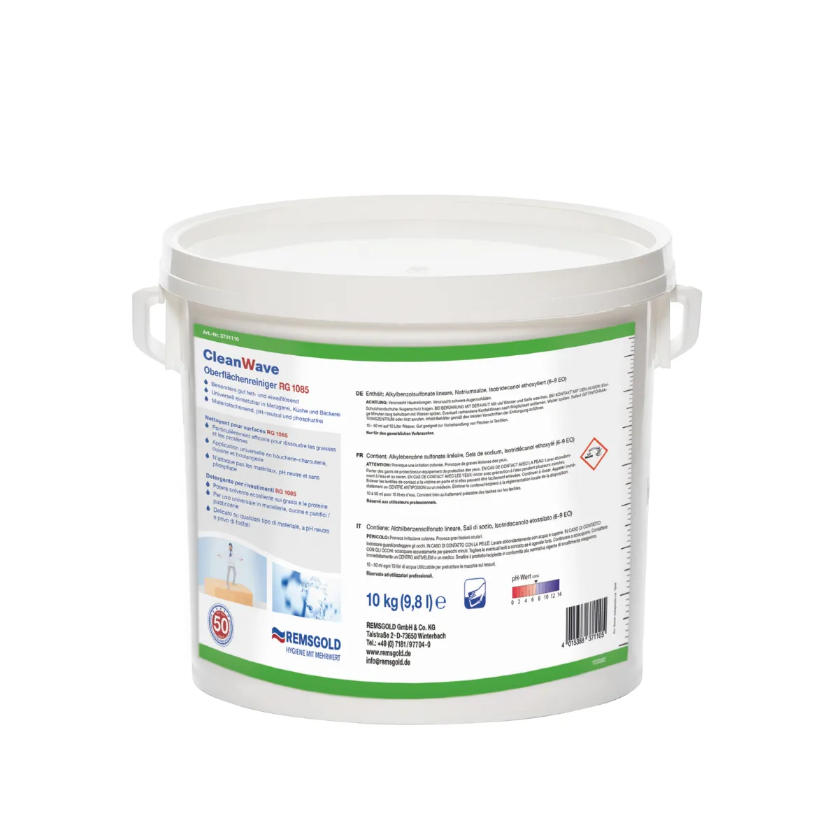 CLW Oberflächenreiniger RG 1085, 10 kg Eimer