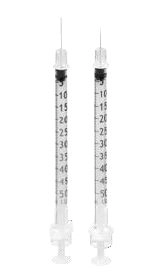 Omnican 50 Insulinspritze 0,5 ml für 50 I.E. U-100-Insulin