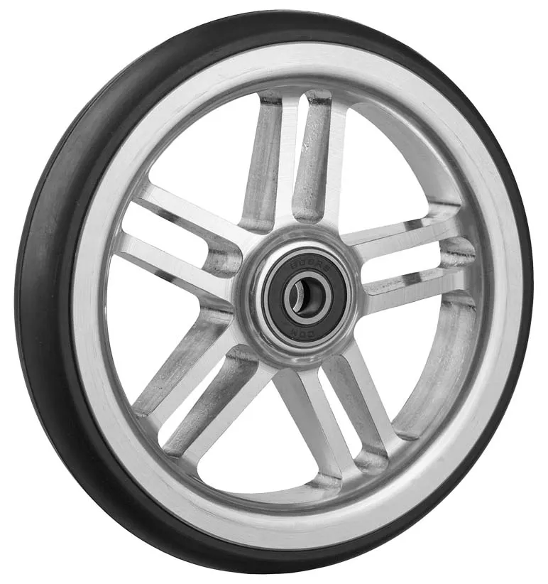 Rad mit Aluminiumfelge, silber