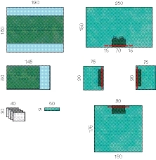 Raucodrape PRO Universal-Set I 2-lagig Plus, steril, 13 Sets