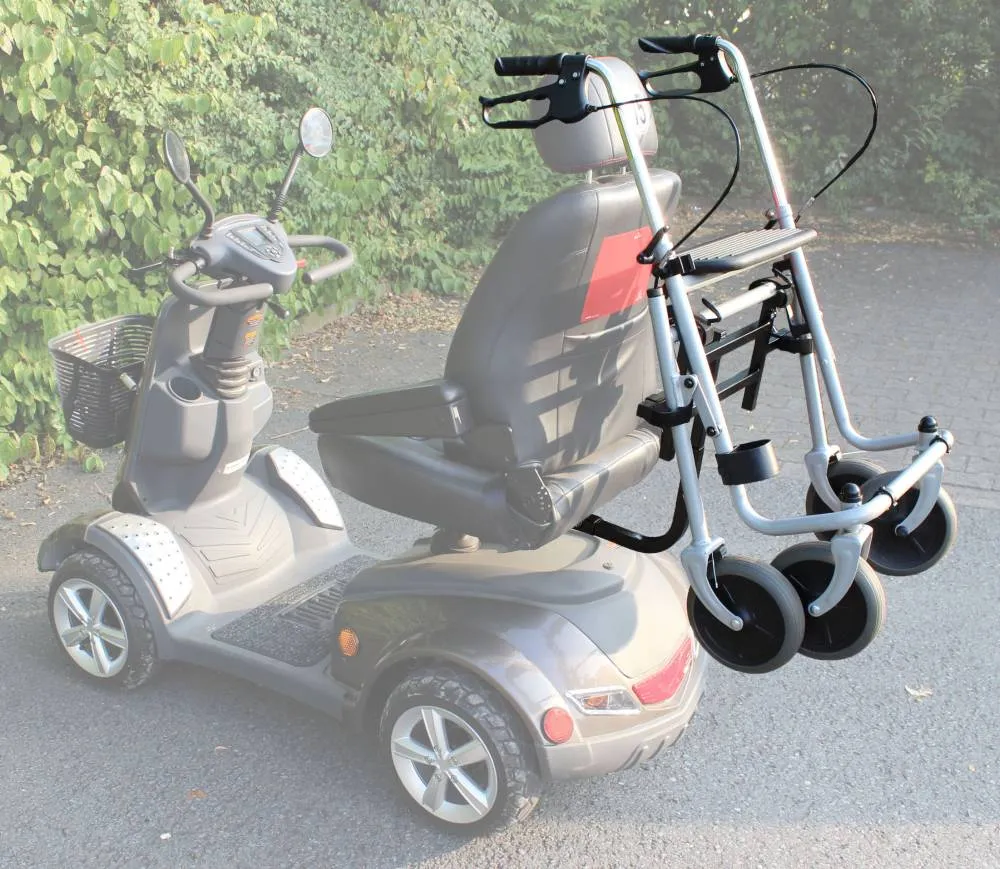 Rollatorhalter für Scooter / E-Mobile