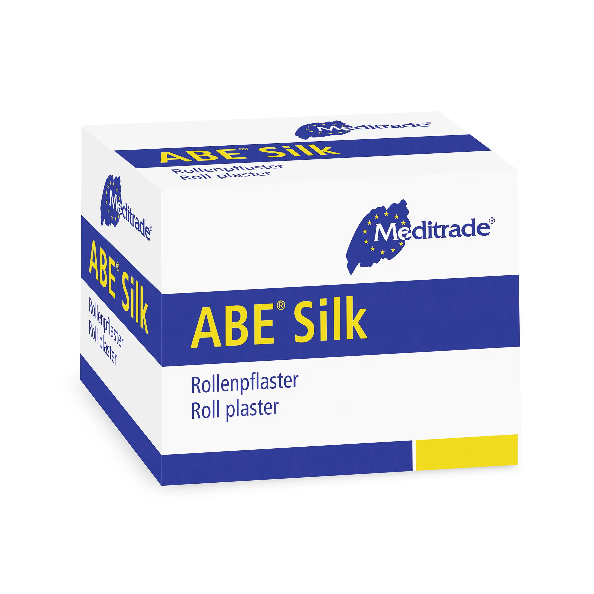 ABE® silk Rollenpflaster, ohne Schutzring, 2,5 cm x 5 m
