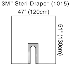Steri-Drape 120x130cm Klebezone PK4x10