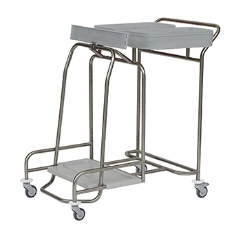 Kombisammler für Wäsche & Abfall + Schiebebügel