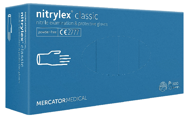 Mercator Nitrylex Classic-Nitril Premium Handschuh Weiß