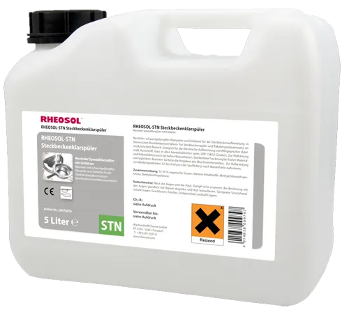 RHEOSOL-STN Steckbeckenklarspüler Kanister 5 Liter