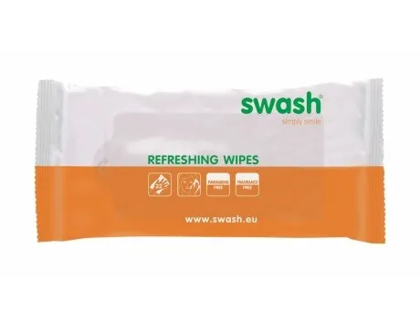 Swash® REFRESHING Wipes, parfümfrei, 32er-Packung 18 x 20