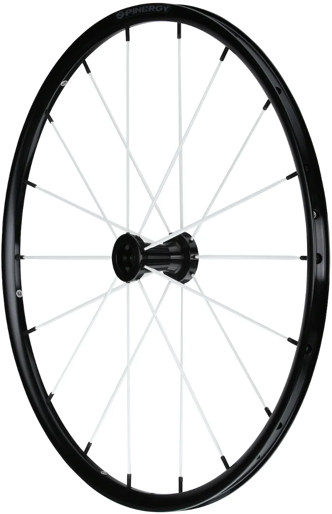 24" Spinergy Blade LXL, schwarze Nabe, 18 schwarze Speichen