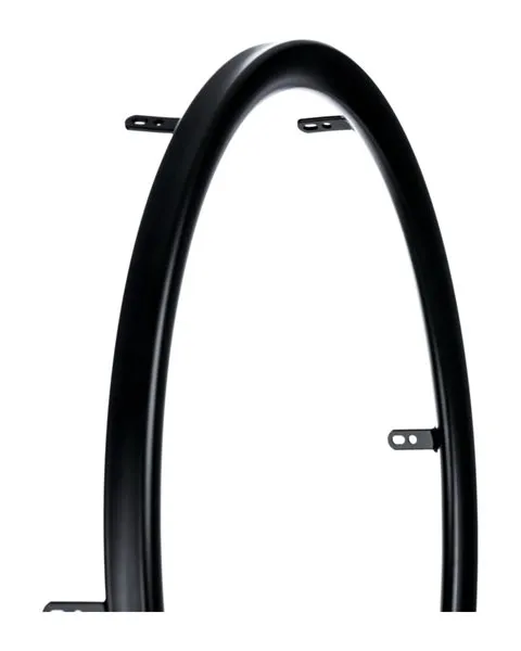 24" Omobic OPTIMUM H Greifring, Alu schwarz, 6 Laschen (ents