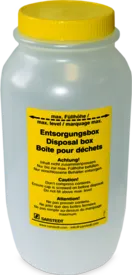 Urin Entsorgungsbox 2L gelb