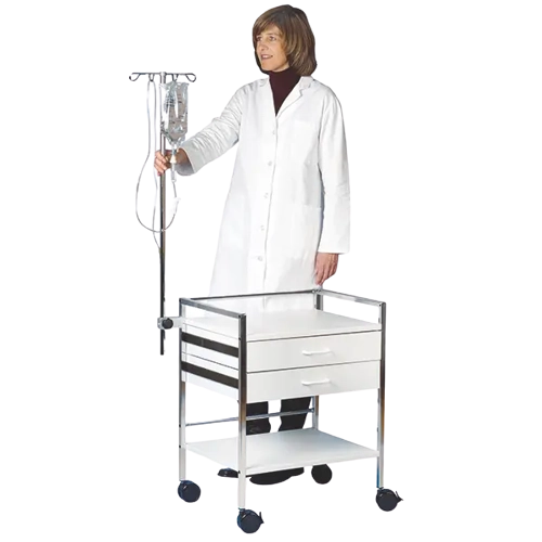 Infusionsständer 100cm Wagenbefestigung