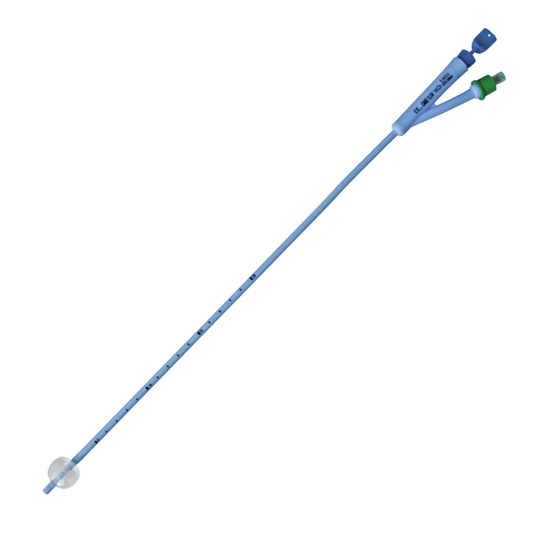 CAREFLOW Suprapubischer integral blue Silikonballonkat