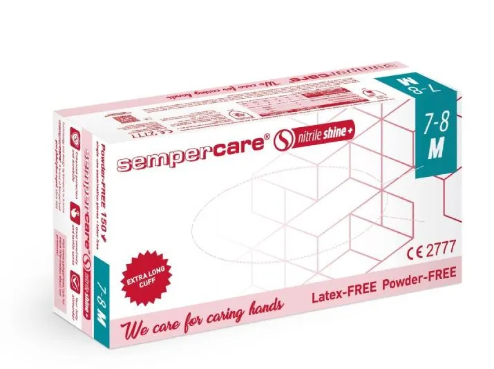 Sempercare Shine+ US-Handschuh Nitrile ungepudert