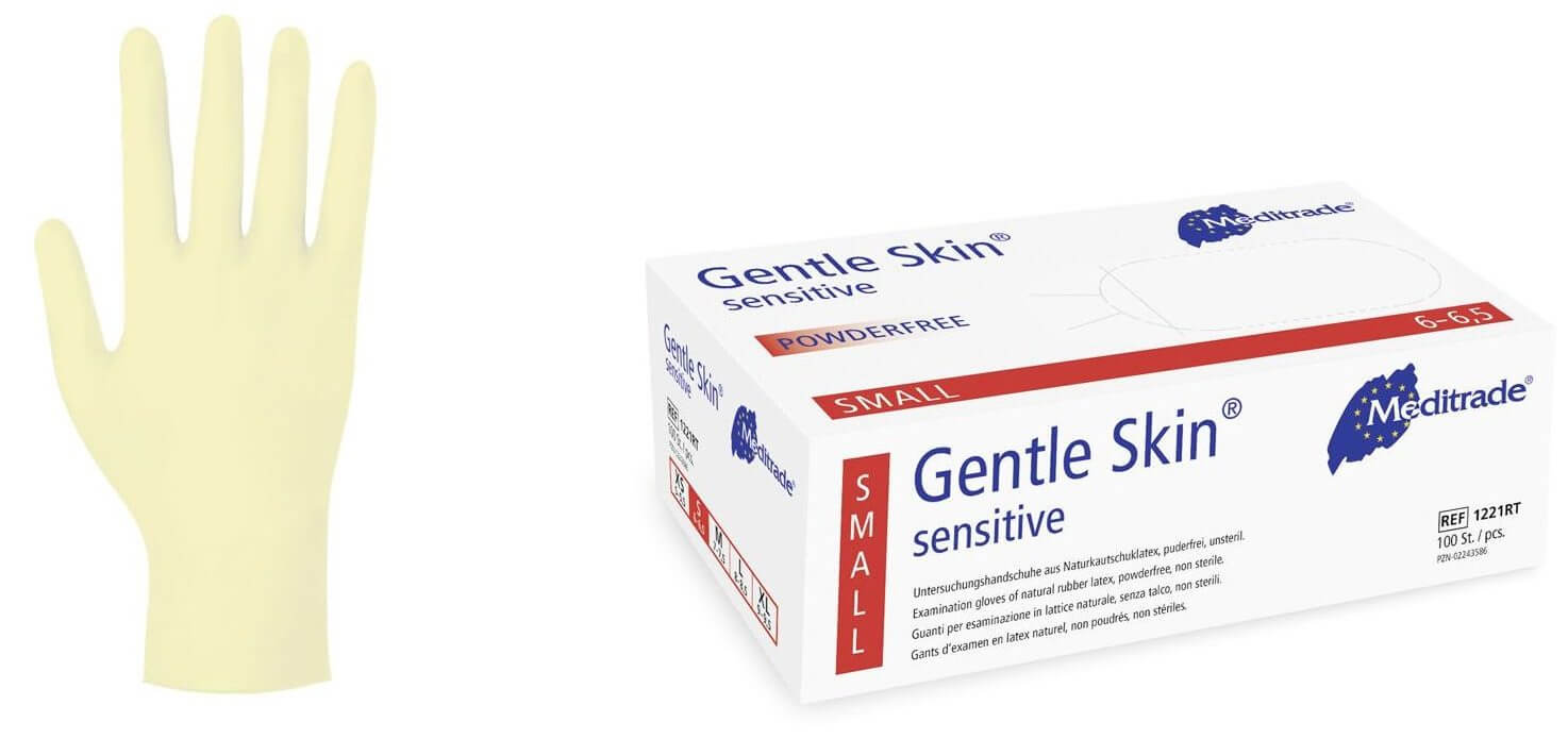 Gentle Skin® sensitive - Latexhandschuh Natur