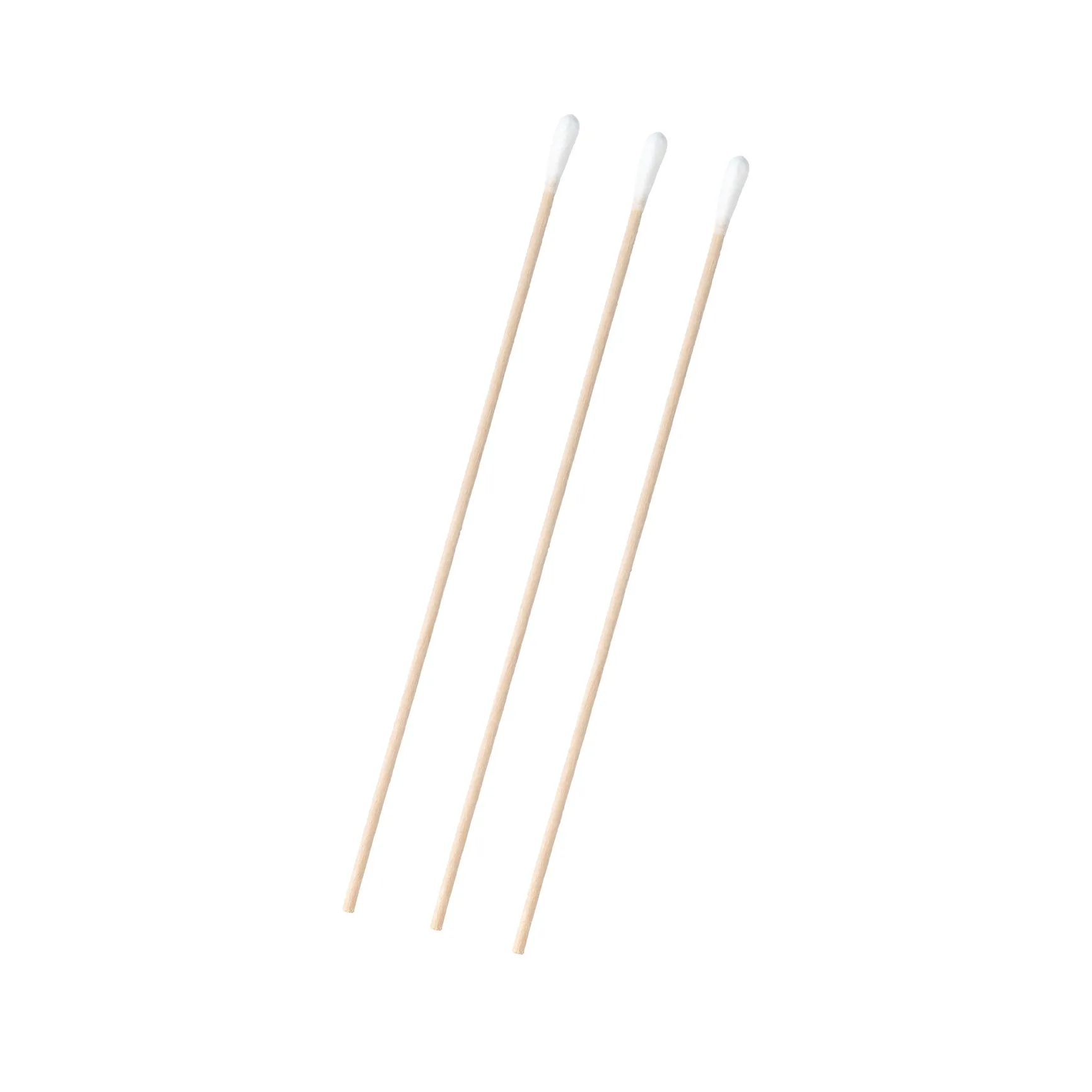 Wattestäbe WA1-I,kleiner Baum-wollkopf, Holzstab 150x2,2 mm