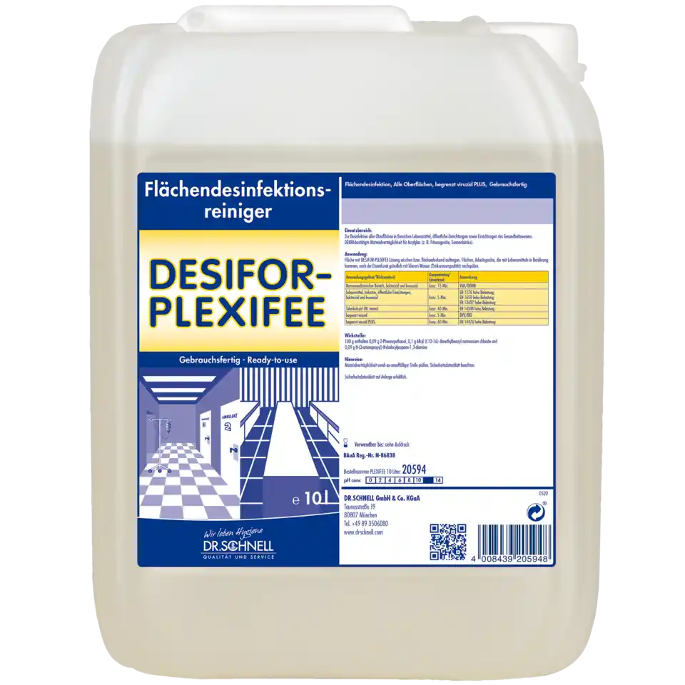DESIFOR-PLEXIFEE Flächendesinfektion begrenzt viruzid PLUS
