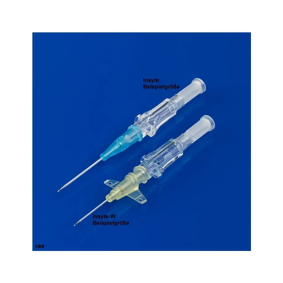 BD Insyte VVK ohne Flügel 22G 0,9x25mm blau