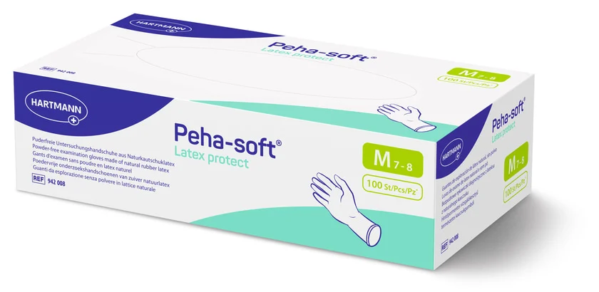 Peha-soft latex protect Handschuhe, XS