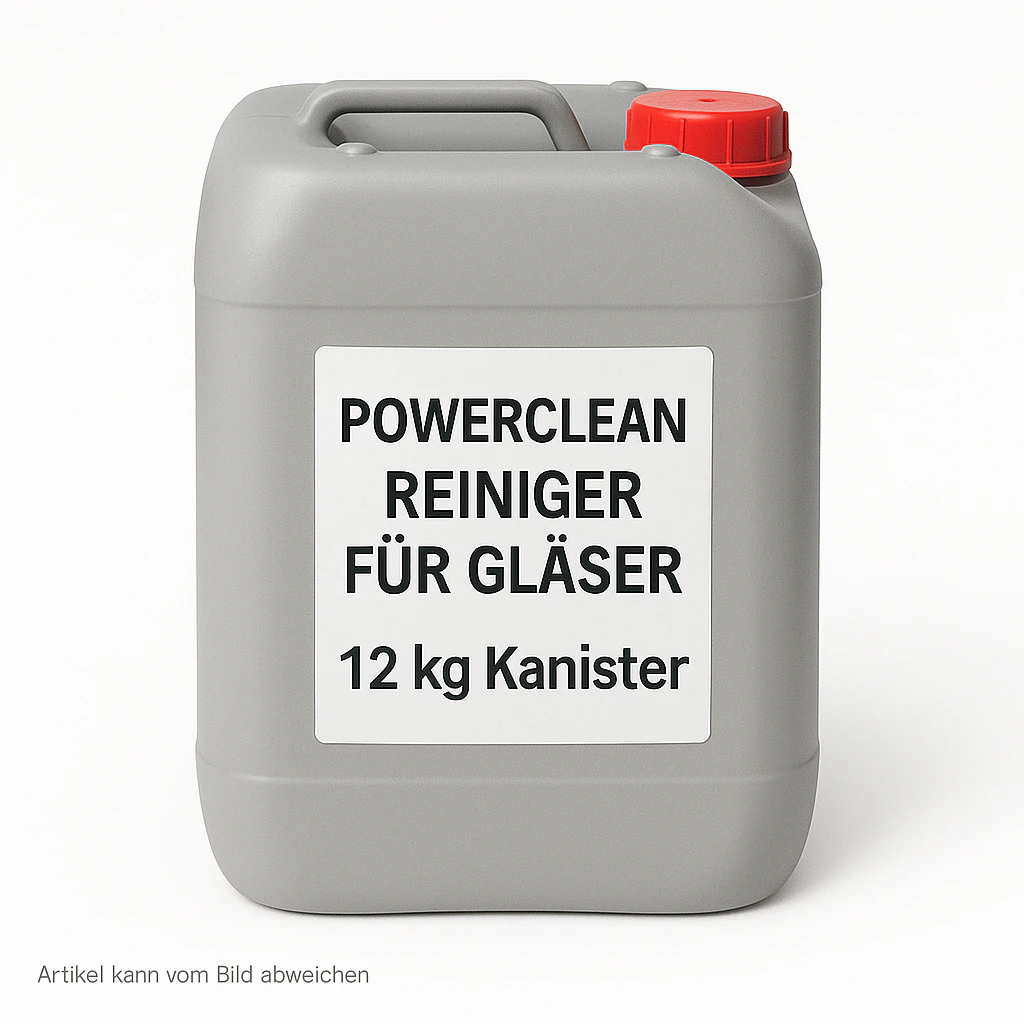 Powerclean Reiniger für Gläser 12 kg Kanister