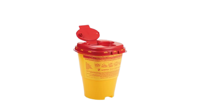 Entsorgungsbehälter, Multi-Safe twin plus, 2500 ml, gelb Entsorgungsbehälter, Multi-Safe twin plus, 2500 ml, gelb