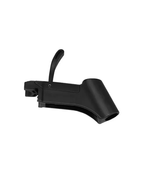 Komplettes Kunststoffteil mit Entriegelungshebel f. Beinstüt Komplettes Kunststoffteil mit Entriegelungshebel f. Beinstüt