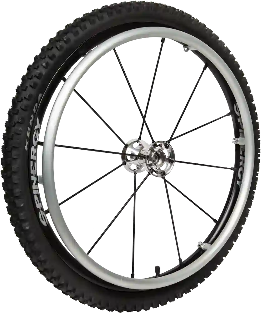 26" Spinergy Offroad LX, mit Mantel und Alu Greifring, silbe