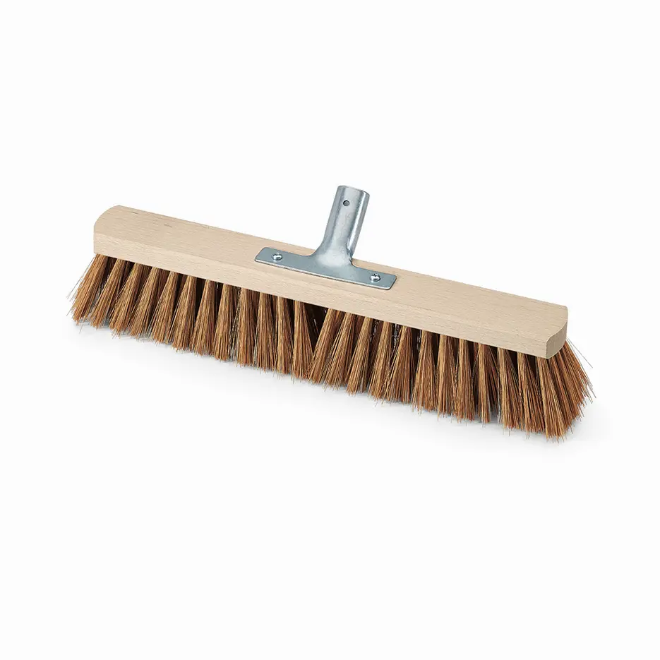 Saalbesen Poly-Kokos mit Metallstielhalter