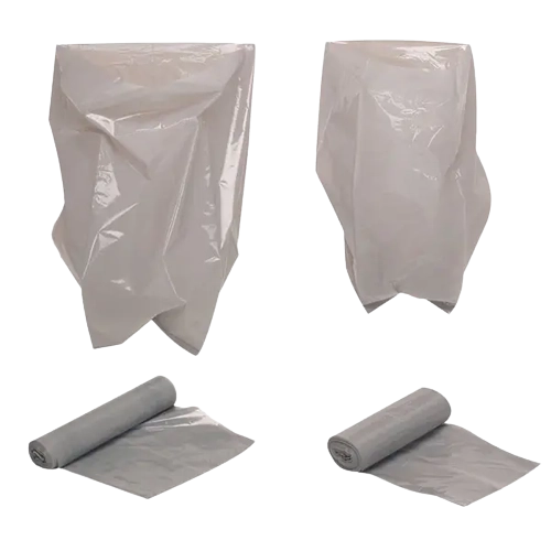 Hochdruck Folienbeutel (HDPE) reißfest grau