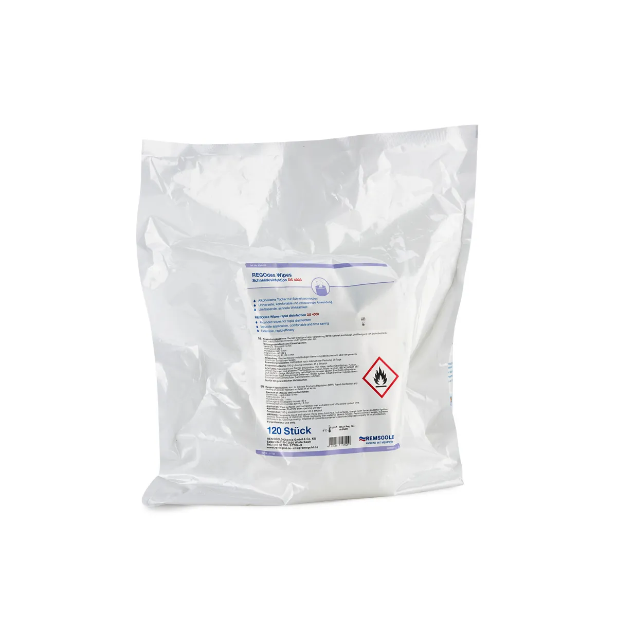 REGOdes Wipes DS 4008, Nachfülltücher 17,5 x 36