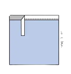 Steri Drape Abdecktuch mit Klebezone