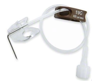 Surecan Spezialschliff Portkanüle mit Fixationsflügeln