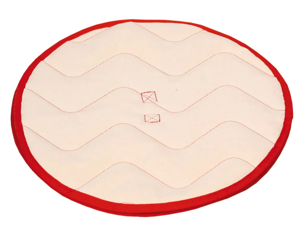 Soft-Drehscheibe rund, 460 mm, Cotton/Naturdrell