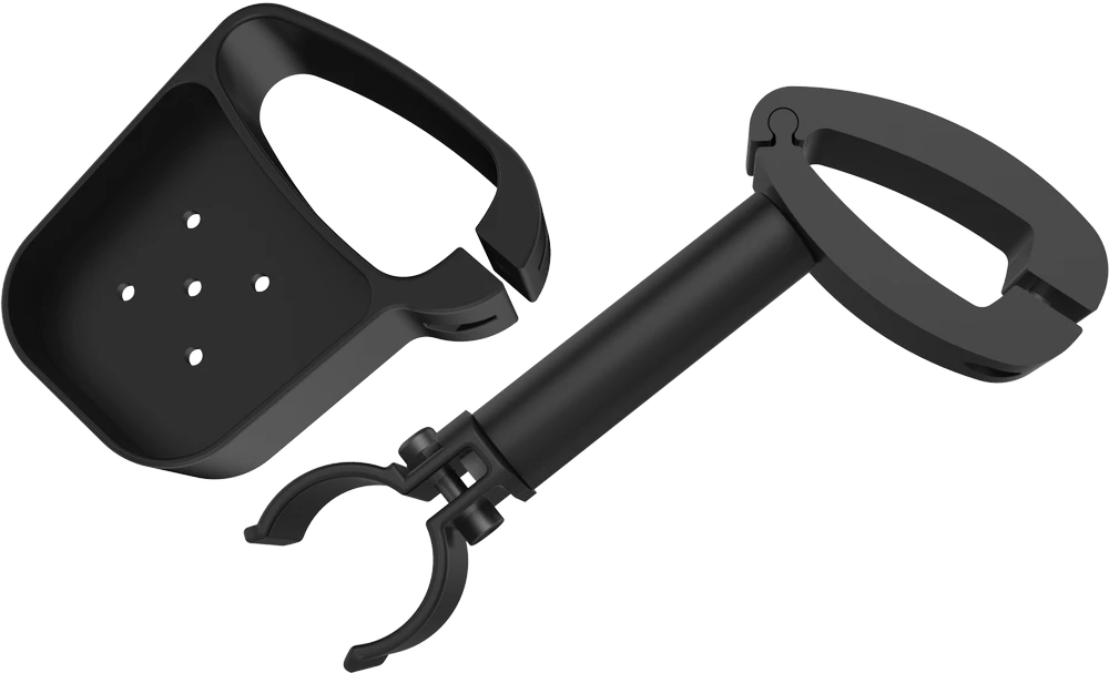 Stockhalter für Tiger und Tiger Outdoor Rollator (Set mit Kl