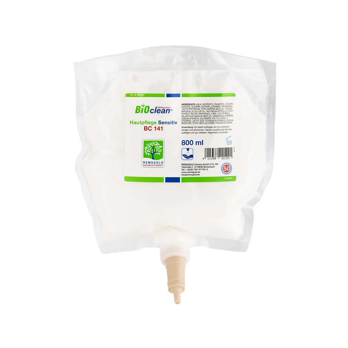 BCP Hautpflege Sensitiv BC 141, 800 ml Beutel